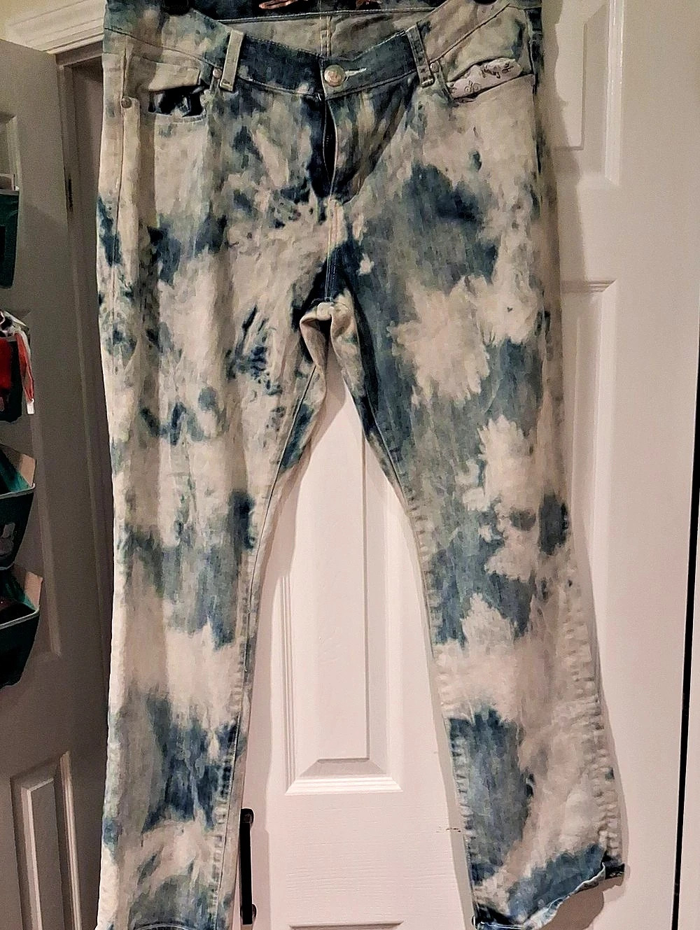 Seven Bleach-Dye Jeans Waist 18